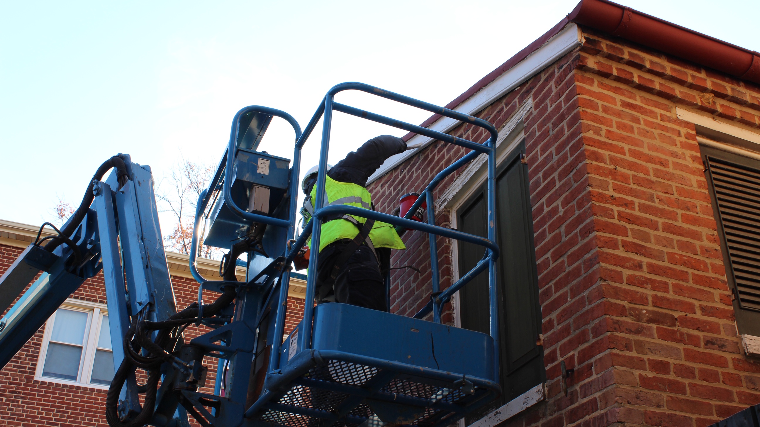Contractor working